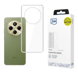 Custodia per Xiaomi Redmi 14C, 3MK, Clear, Trasparente