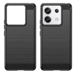 Custodia per Xiaomi Poco C65 / Redmi 13C, Tech-Protect, Carbonio, Nera