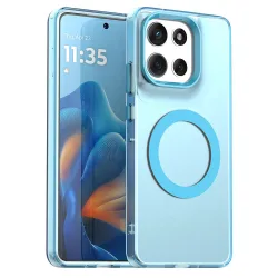 Custodia MagSafe per Motorola Moto G86, Techsuit, CandyCase, Blu