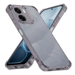 Custodia per Oppo A6k 4G / A6x 4G / A6x, Techsuit, Shockproof Clear, Fumè