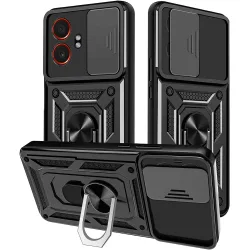 Custodia per Samsung Galaxy XCover7 Pro, Techsuit, CamShield, Nera