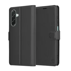 Custodia per Samsung Galaxy A26 A266, Techsuit, Leather Folio, Nera