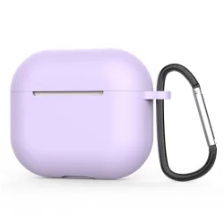 Custodia Techsuit Silicone per Apple AirPods 4, Viola