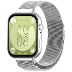 Cinturino Techsuit W009 per Huawei Watch Fit 5 Pro / Fit 5 / Fit 4 Pro / Fit 4 / Fit 3, Argento