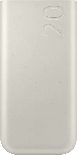 Batteria esterna Samsung, 20000mAh, 45W, PD, 3 x USB-C, Beige EB-P4520XUEGEU