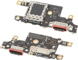 Scheda con Connettore di Ricarica - Microfono - Modulo Lettore SIM Xiaomi Redmi Turbo 4 / Poco X7 Pro, Service Pack 56000400O1000