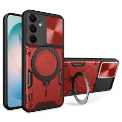 Custodia per Samsung Galaxy S26 Plus S947, Techsuit, CamGuard Pro, Rossa