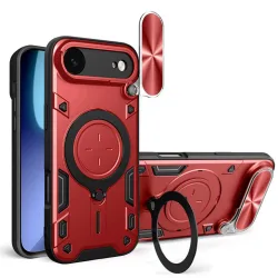 Custodia per Apple iPhone 17 Air, Techsuit, CamGuard Pro, Rossa