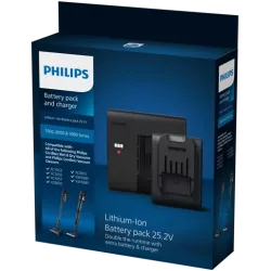Philips Batteria e caricatore Batteria agli ioni di litio da 25,2 V XV1797/01R1