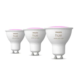 Philips Hue White & Color Ambiance Gu10 - Faretto Connesso - (confezione Da 3)