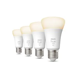 Philips Hue White A60 - Lampadina Connessa E27 - 800 (confezione Da 4)