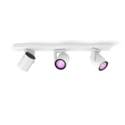 Philips Hue White & Color Ambiance Faretto Triplo Argenta