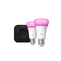 Philips Hue White and Color ambiance Starter kit: 2 lampadine smart E27 a