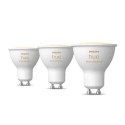 Philips Hue White Ambiance Gu10 - Faretto Connesso - (confezione Da 3)