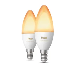Philips Hue White Ambiance A Oliva B39 – Lampadina Smart Led E14