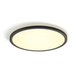 Philips Hue White Ambiance Plafoniera Da Soffitto Tento Wa Led Rotonda Da 42,1 Cm, Nero - Nero