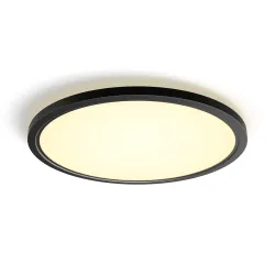 Philips Hue White Ambiance Plafoniera Da Soffitto Tento Wa Led Rotonda Da 54,2 Cm, Nero - Nero