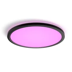 Philips Hue White & Color Ambiance Plafoniera Da Soffitto Tento Wca Led Rotonda Da 54,2 Cm, Nero - Nero
