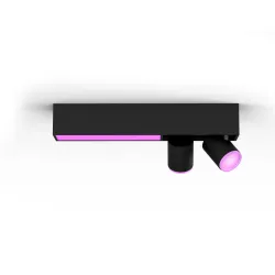 Philips Hue White & Color Ambiance Set 2 Faretti A Soffitto Centris - Nero