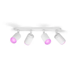 Philips Hue White & Color Ambiance Faretto Quadruplo Fugato