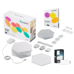 Philips Wall Panel Hexagon Starter Set (12 Panels) + Philips Hue Wall Light Module