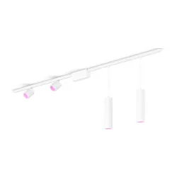 Philips Perifo Kit Base Per Soffitto Dritto (2 Lampade Spot, 2 Lampade A Sospensione)