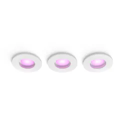 Philips Hue White & Color Ambiance Faretto A Incasso Xamento Confezione Da 3 - Bianco