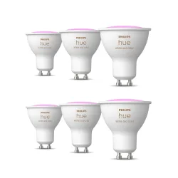 Philips Pacchetto: 6x Faretti Connessi Gu10 White & Color Ambiance
