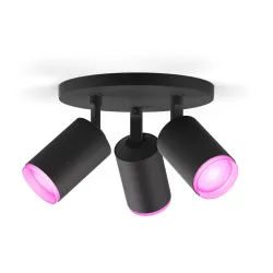 Philips Hue White & Color Ambiance Faretto Triplo Fugato
