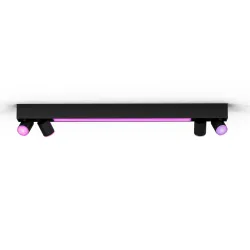 Philips Hue White & Color Ambiance Set 4 Faretti A Soffitto Centris - Nero