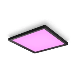 Philips Hue White & Color Ambiance Pannello Da Soffitto Tento Quadrato, Medio - Nero