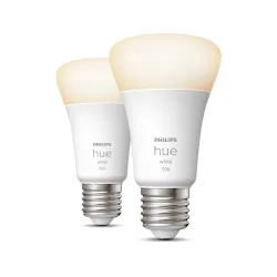 Philips Hue White A60 - Lampadina Connessa E27 - 1100 (confezione Da 2)