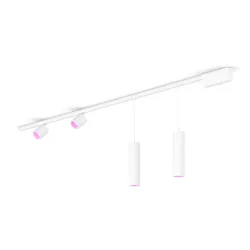 Philips Perifo Kit Base Per Soffitto Dritto (2 Lampade Spot, 2 Lampade A Sospensione)