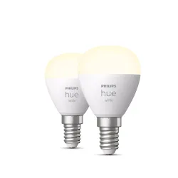 Philips Hue White Sferetta - Lampadina Connessa E14 - (confezione Da 2)