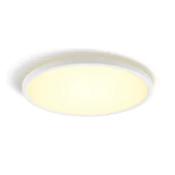 Philips Hue White Ambiance Plafoniera Da Soffitto Tento Wa Led Rotonda Da 42,1 Cm, Bianco - Bianco