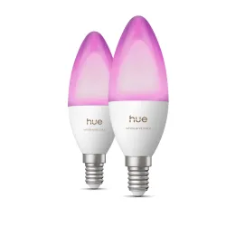 Philips Hue White & Color Ambiance A Oliva B39 – Lampadina Smart Led E14