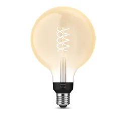 Philips Hue White Filament Globe Con Filamento G125 E27 - Confezione Da 1