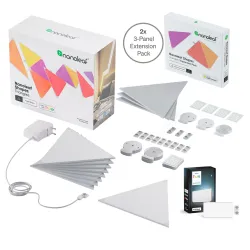 Philips Wall Panel Triangle Starter Set (15 Panels) + Philips Hue Wall Light Module