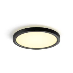 Philips Hue White Ambiance Plafoniera Da Soffitto Tento Wa Led Rotonda Da 29,1 Cm, Nero - Nero