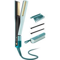 Piastra e asciugacapelli Shark SilkiPro Straight con custodia termoresistente in Turchese | HT401EUBL | di SharkNinja