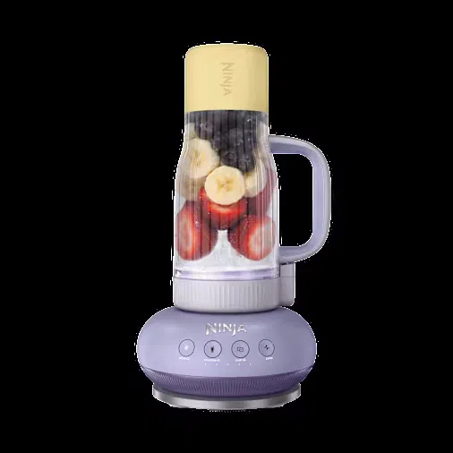Frullatore Ninja BlendBOSS con borraccia – in Lilla/Giallo | DB351EUPR | di SharkNinja — 1