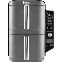 Friggitrice ad aria verticale Ninja Double Stack XL da 9,5 L in Grigio | SL400EU | di SharkNinja — 2