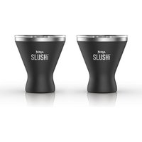 Ninja SLUSHi Confezione da 2 bicchieri da cocktail in materiale isolante con coperchio – Nero in Black | XSKMRG2BKEUK | di SharkNinja