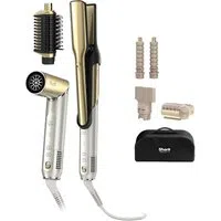 Styler e Asciugacapelli Shark Glam per capelli lisci (5 accessori) in Oro | HD6051SEU | di SharkNinja — 2