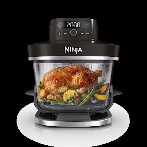Friggitrice ad aria in vetro XL Ninja CRISPi PRO in Nero | AS080EU | di SharkNinja — 1