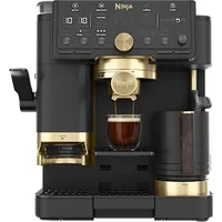 Macchina da caffè Ninja Luxe Café Pro designed by David Beckham in Nero/Oro | ES771EUBK | di SharkNinja