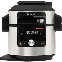 Multicooker Ninja SmartLid da 7,5 L in Nero/Argento | OL650EU | di SharkNinja