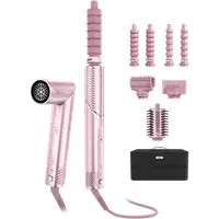 Styler e asciugacapelli Shark FlexStyle IonCurl con cilindri stretti (5 accessori) in Rosa | HD850EUPK | di SharkNinja