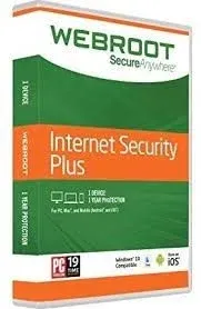 WEBROOT SECUREANYWHERE INTERNET SECURITY PLUS 3 DISPOSITIVI 1 ANNO
