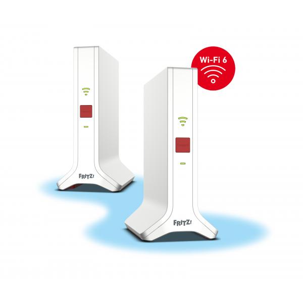Avm REPEATER FRITZ! REPEATER MESH SET 4200 MBIT - 2 PEZZI INTERNATIONAL (20003110) 4023125031106
